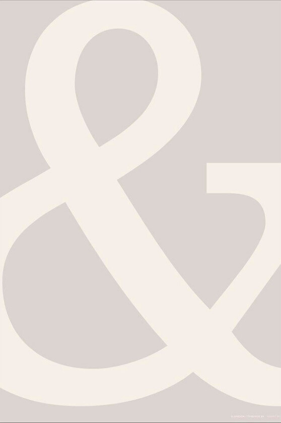 Poster &, Beige