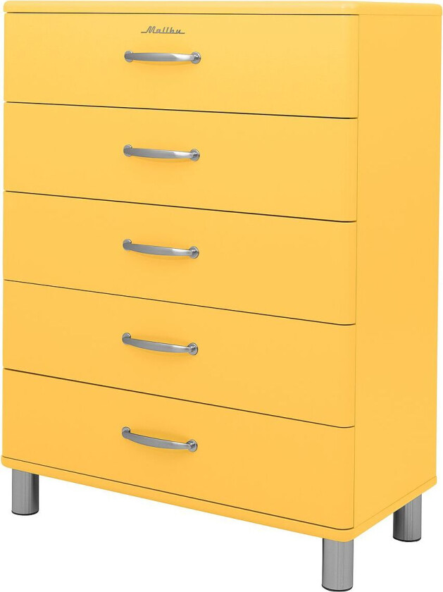 Kommode Malibu 5DR, Gul