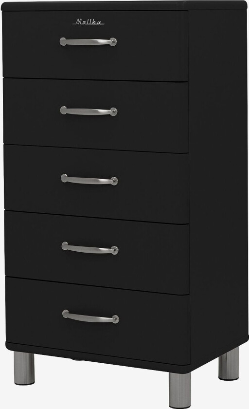 Kommode Malibu 5DR, Svart