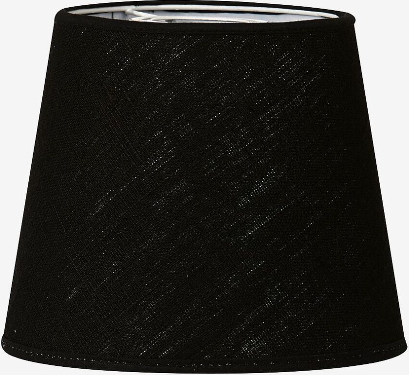 Lampeskjerm Classic Mia Franza 14 cm, Svart