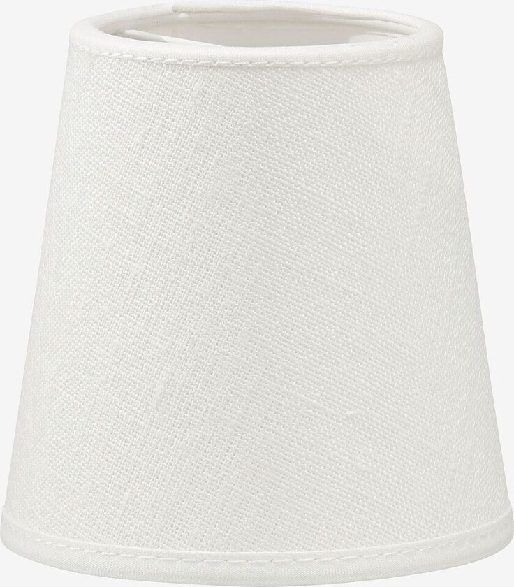 Lampeskjerm Queen Franza 10 cm, Hvit
