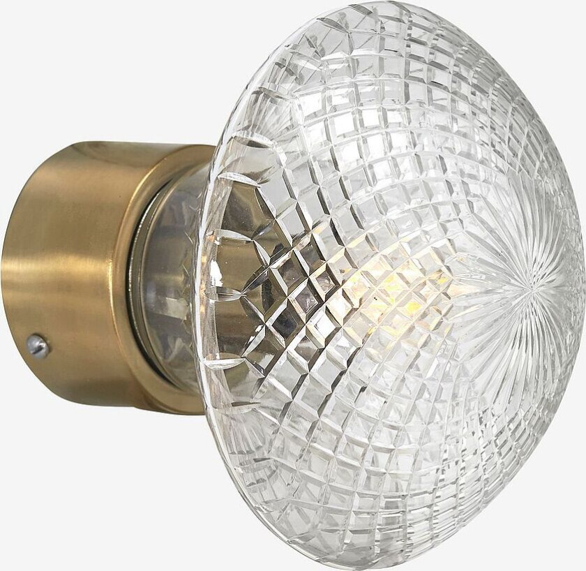 Vegglampe Juliette 16 cm, Transparent