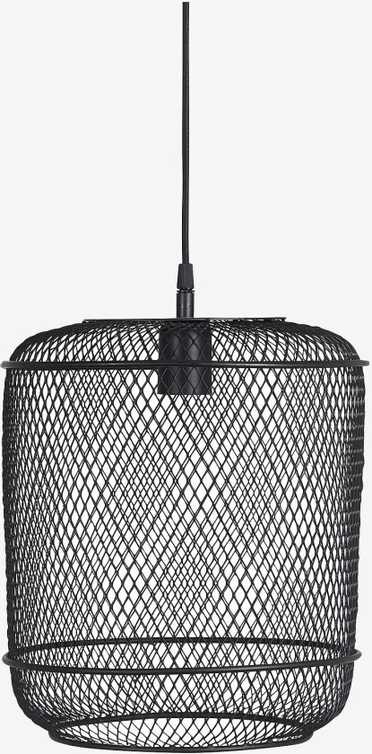 Ta/vinduslampe Grid 27 cm, Svart