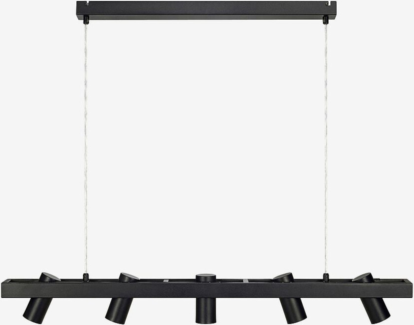 Taklampe TORINO, Svart