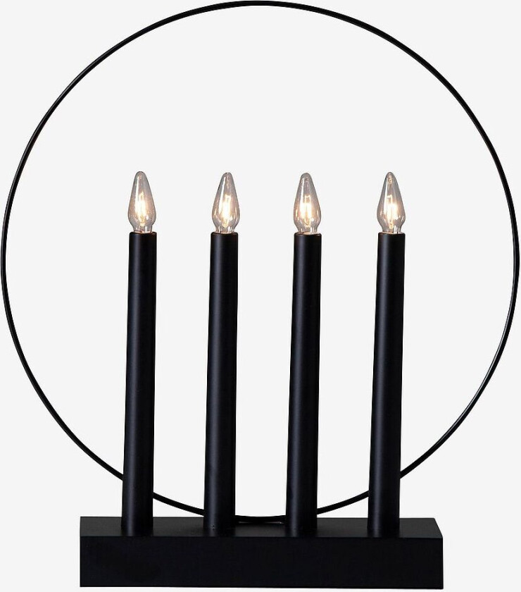 Lysestake Glossy, Svart