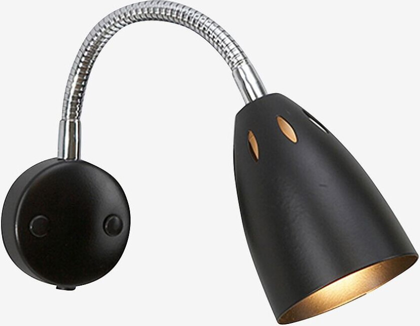 Vegglampe Smilla, Svart