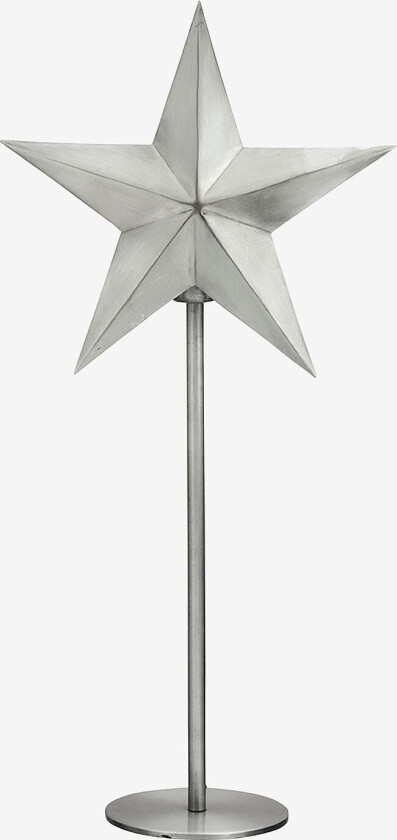 Bordlampe NORDIC STAR ON BASE, 63 cm, Sølv