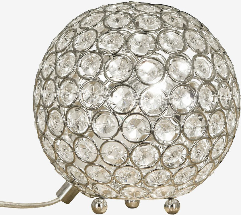 Bordlampe Bling, 15 cm, Krom