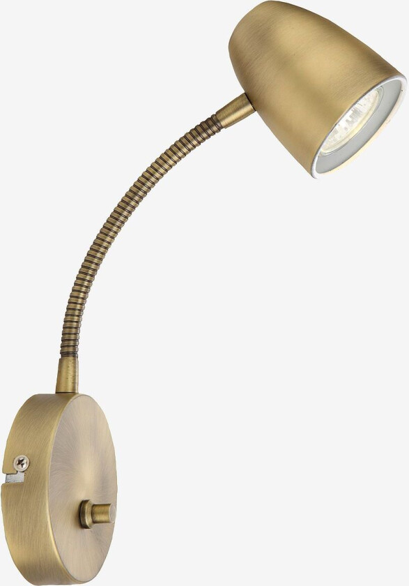 Vegglampe Sandnes, Messing