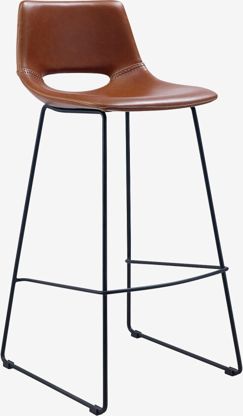 Barstol Ziggy 2-pk, 75 cm, Brun