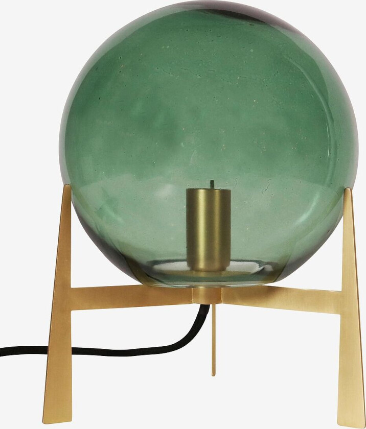 Bordlampe Milla Gull 28 cm, Grønn
