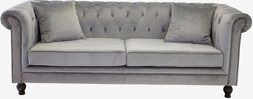 Sofa, Valleta 3-seter, Grå