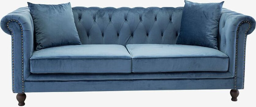 Sofa, Valleta 3-seter, Blå