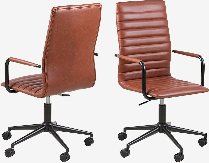 Kontorstol Scott, Brun