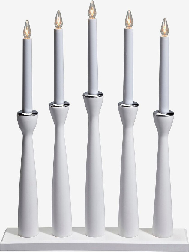 Lysestake Måseskär 5L, Hvit