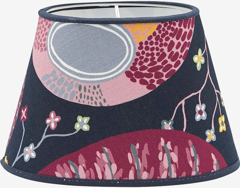 Lampeskjerm Oval 20 cm, Blå