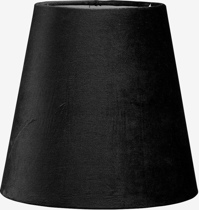 Cia Lampeskjerm Fløyel, Svart