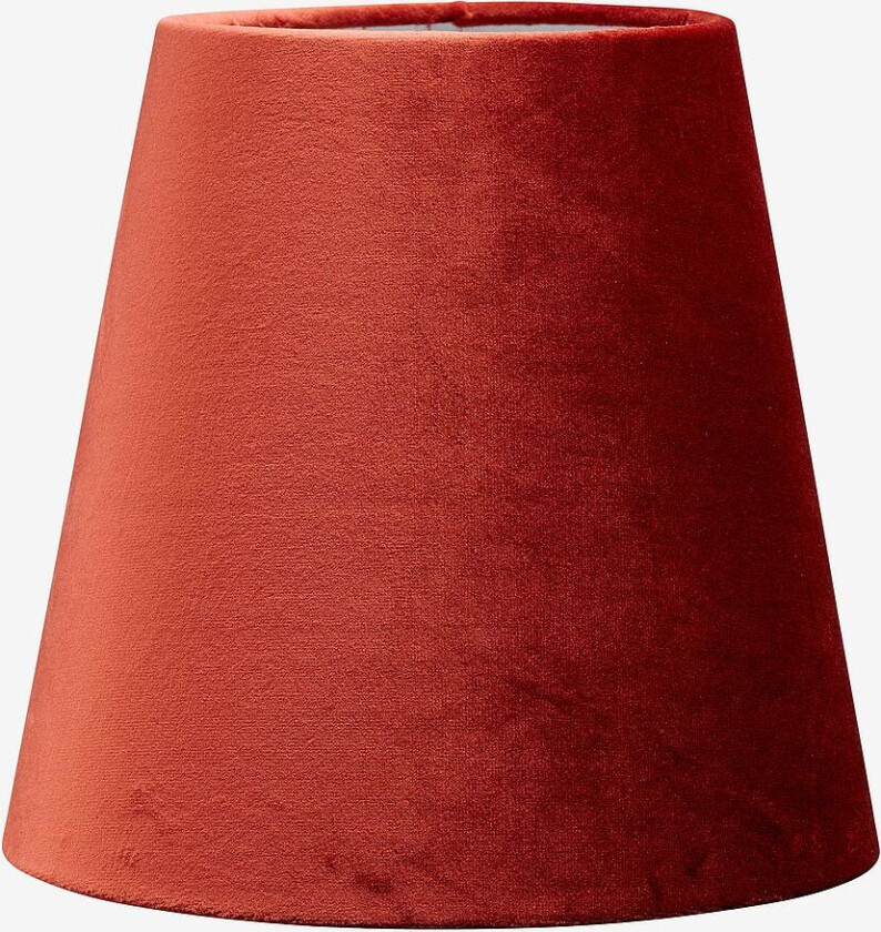 Cia Lampeskjerm Fløyel, Rød