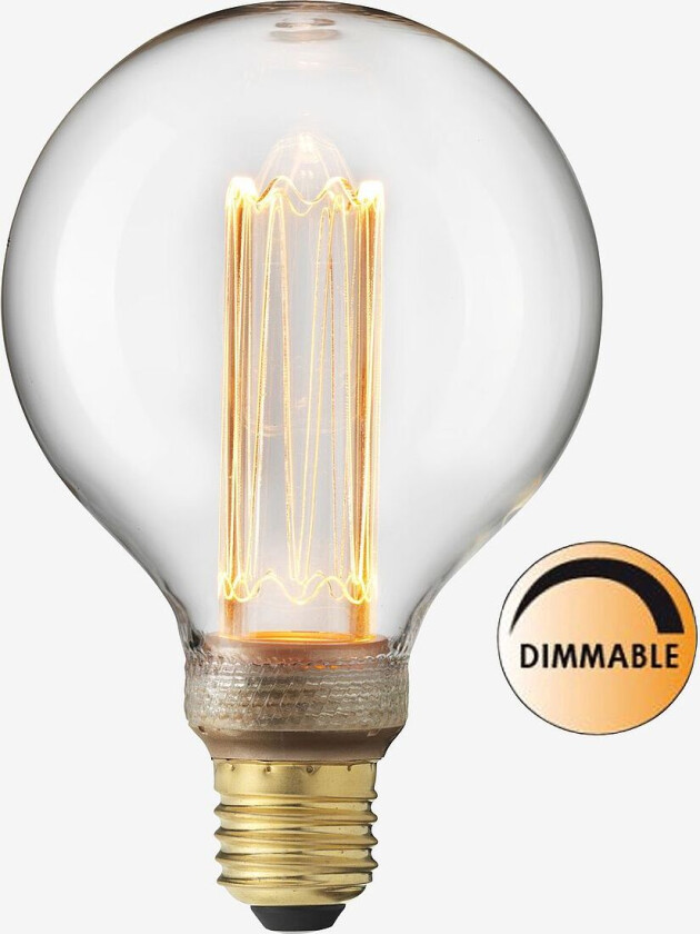 Lyskilde Laser LED Glob dimbar, Transparent