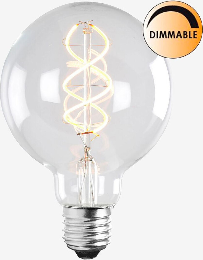 Lyspære LED Soft Filament Dimbar Klar 100 mm