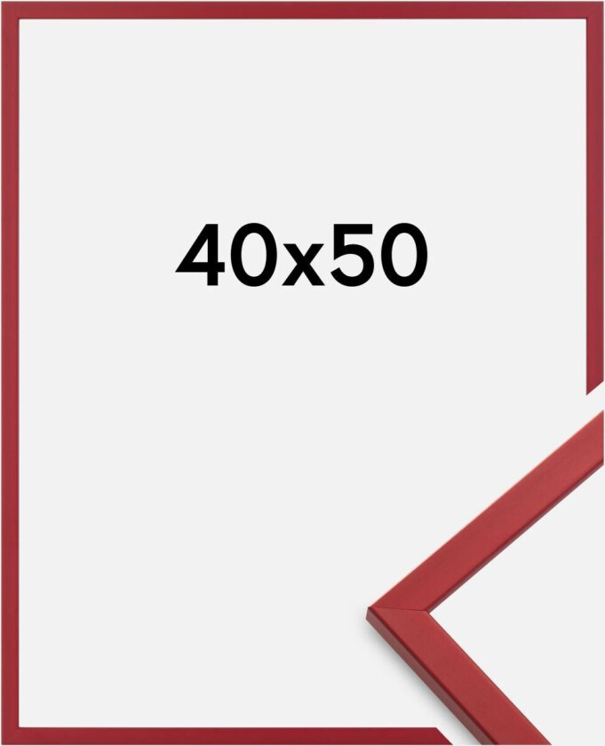 Ramme Edsbyn Akrylglass Rød 40x50 Cm