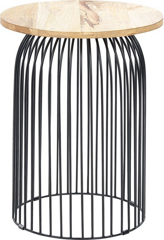 Ferron Sidebord 36 cm - Lyst tre/Svart