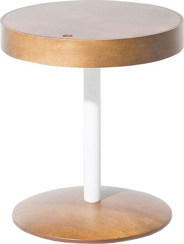 Debanhi Sofabord 40x45 cm - Mørkt tre/Hvit