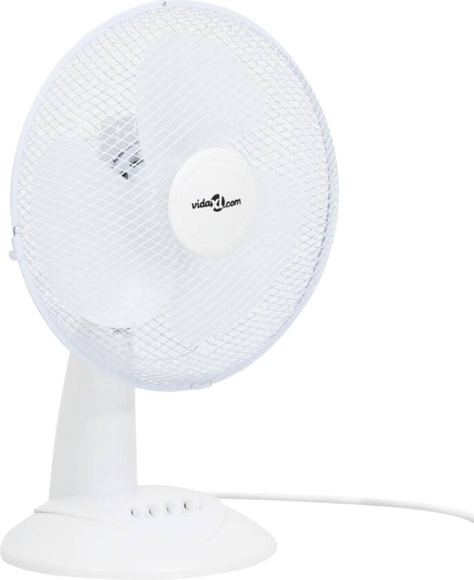 Bordvifte 3 hastigheter 30 cm 40 W hvit