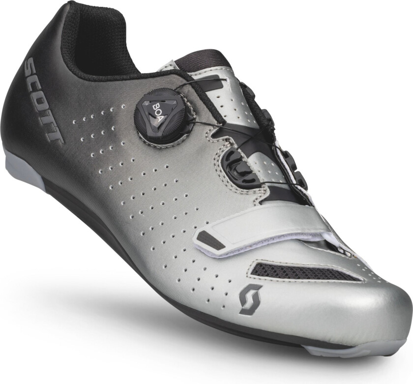 Comp BOA sykkelsko racer black fade/metallic silver herre