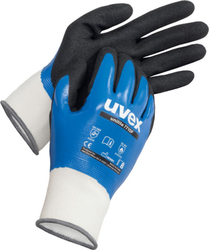 Arbeidshanske Uvex 7710f Strl. 8