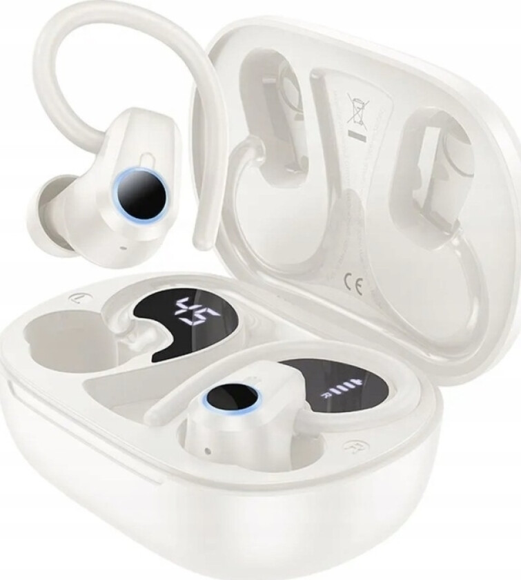 Hoco Hodetelefoner Hoco Trådløse Bluetooth Hodetelefoner Tws Eq8 Hvit