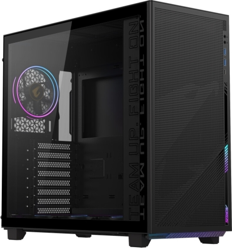 Case|Gigabyte|Aorus C400 Glass|Miditower|Case Product Features Transparent Panel|Atx|Microatx|Miniitx|Colour Juodas|Gb-Ac400g