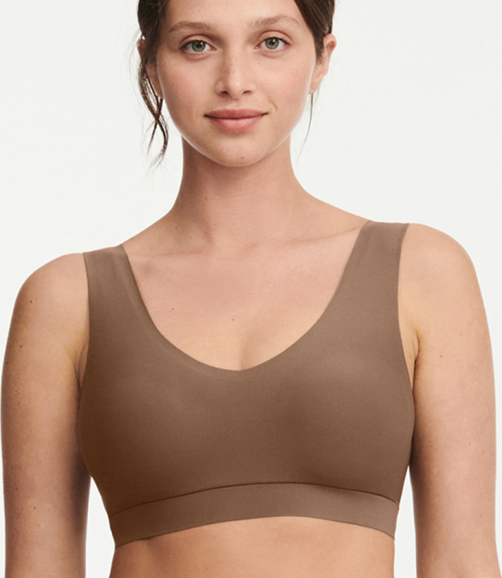 Soft Stretch Padded Top Brun XL/2XL