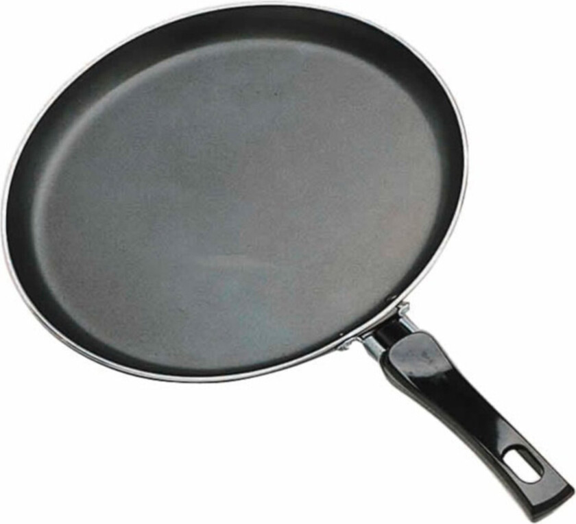 Pannekakepanne 24 cm, svart