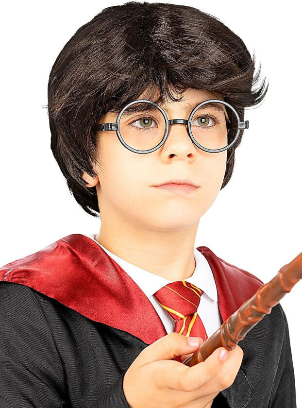 FUNIDELIA Harry Potter parykk til gutter - Størrelse: 0 - Brun