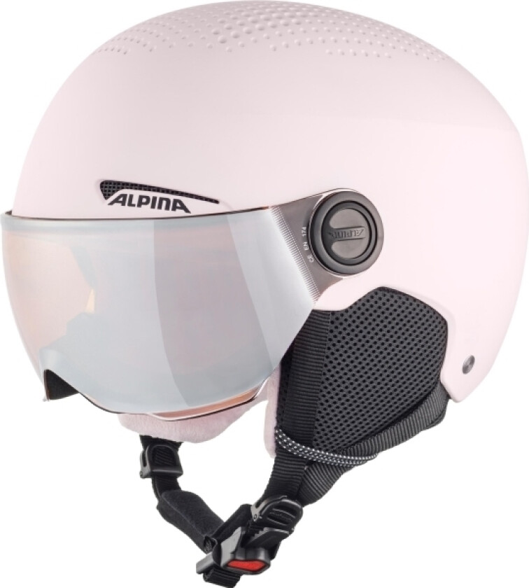 Alpina Zupo Visor Qlite, Hard Overflate, Run System Ergo Snow, Hjelmvisir, Matt