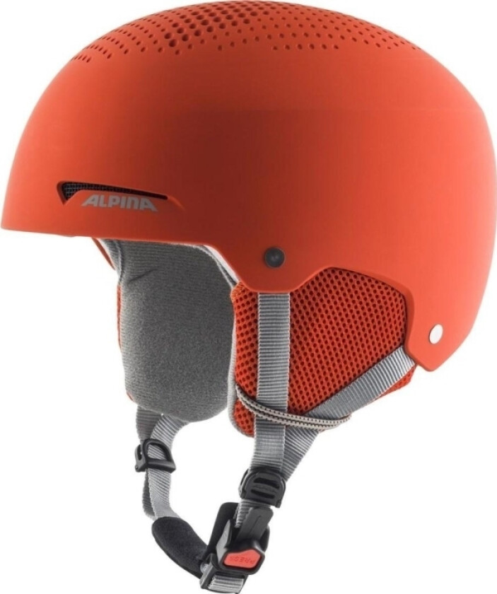 Vinterhjelm Alpina Zupo Pumpkin-Orange Matt 54-58