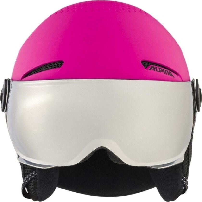 Alpina Zupo Visir Vinterhjelm Q-Lite Pink Mat 51-55