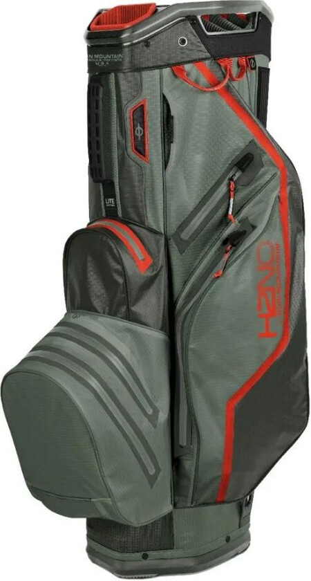 H2no Lite Trallebag Grønn/oransje