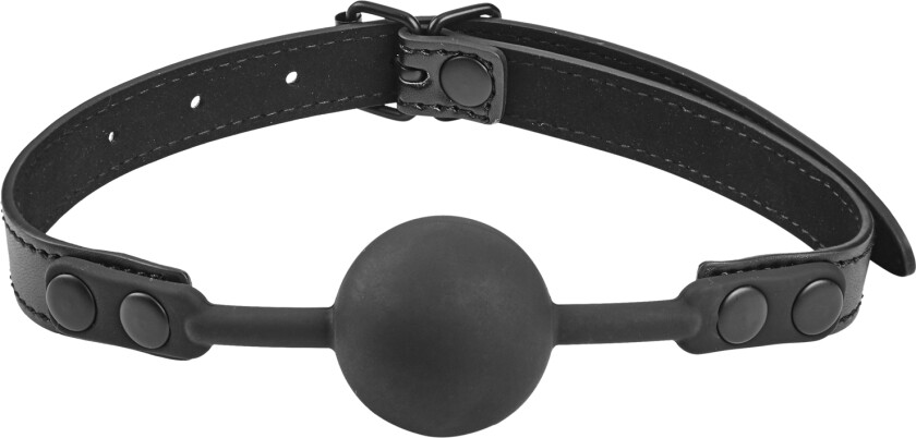 Imitert Lær Silikon Gag