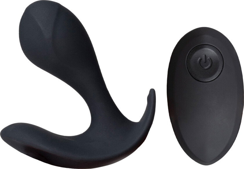 Oppladbar Fjernstyrt Vibrerende Analplugg