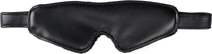 Myke Kunstig Skinn Blindfold - Svart