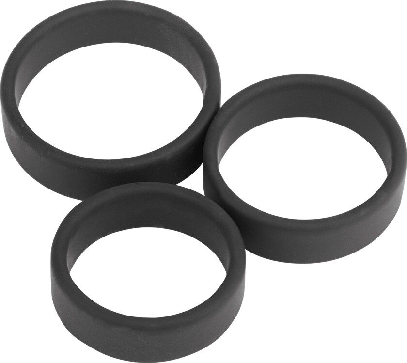 Premium Silikon Penisring Sett 3 stk