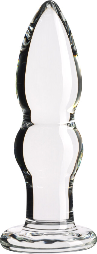 Groove Medium Analplugg i glass