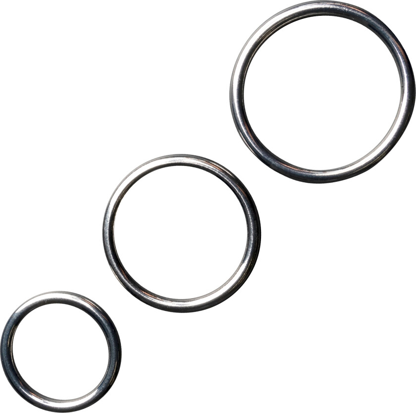 Metallpenisringer 3 stk