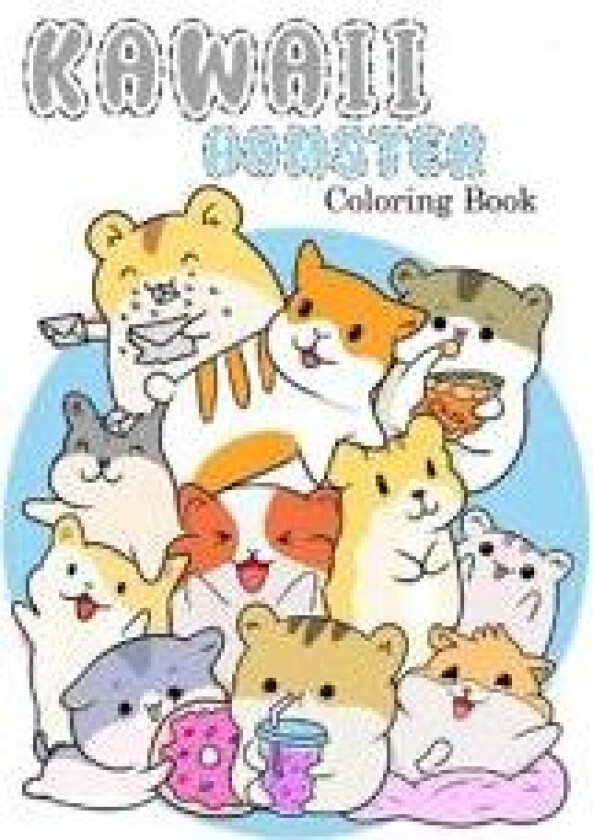 KAWAII HAMSTER Coloring Book