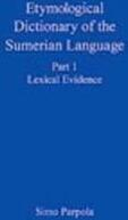 Etymological Dictionary of the Sumerian Language