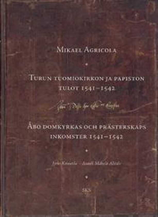Turun tuomiokirkon ja papiston tulot 1541-1542