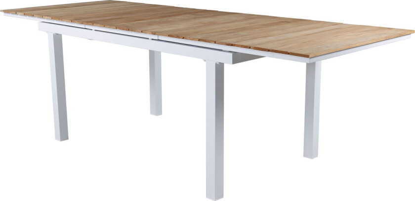 Bilde av Mexico hagebord inkl. tilleggsplate 160, 240 cm hvit, natur .