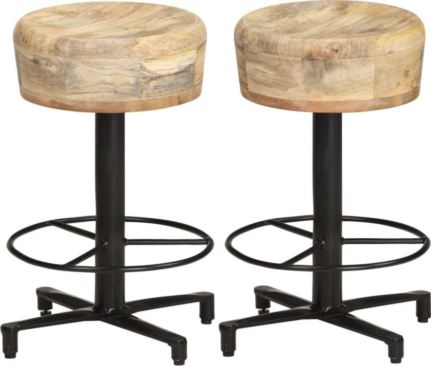 Barkrakker 2 stk 52 cm heltre mango